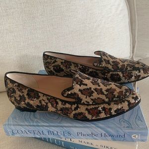 Kate Spade New York sequin loafers NWOT